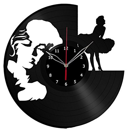 425x425 Marilyn Monroe Vinyl Clock Record Wall Clock Fan Art