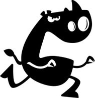 189x196 Rhino Silhouette Premium Clipart