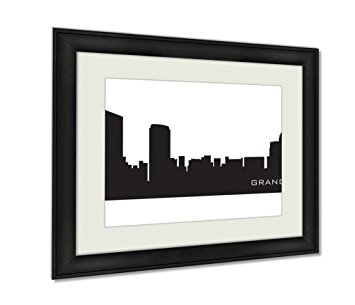 355x305 Ashley Framed Prints, Grand Rapids Michigan Skyline