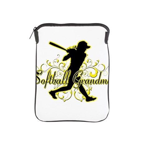 460x460 Softball Grandma (Silhouette) Ipad Sleeve By Magiksportstees