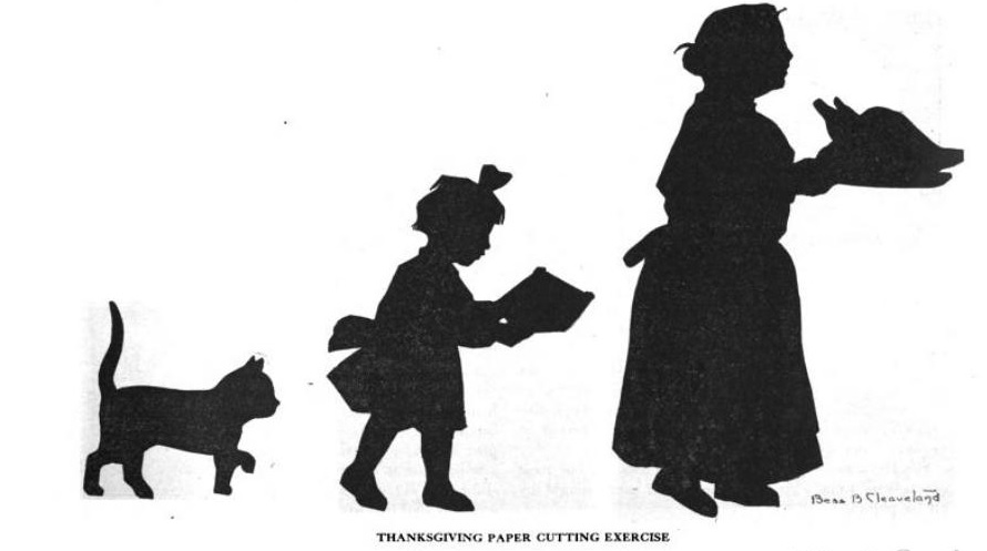 890x497 Thanksgiving Silhouettes To Cut Out The Common Room