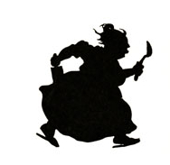 188x183 Silhouettes Of A Granny, Dog And Cat