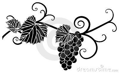 400x246 Grape Silhouette Peinture Sur Verre Silhouettes
