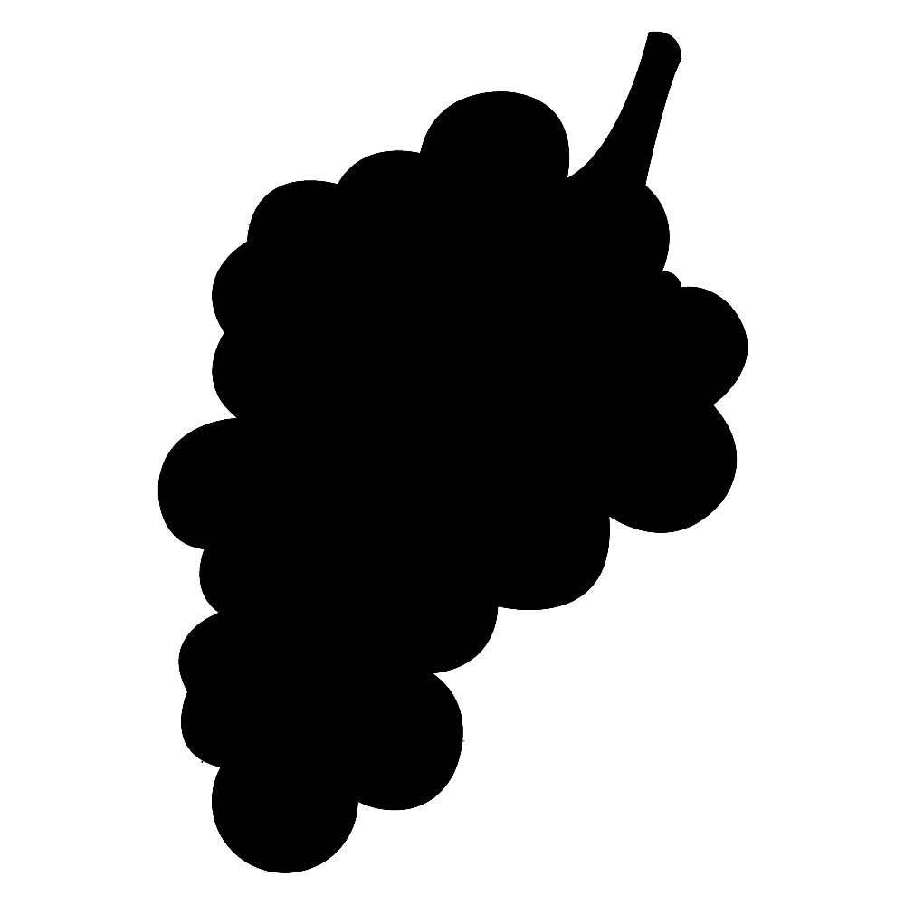 1000x1000 Grapes Shaped Chalkboard Chalkboardsuk