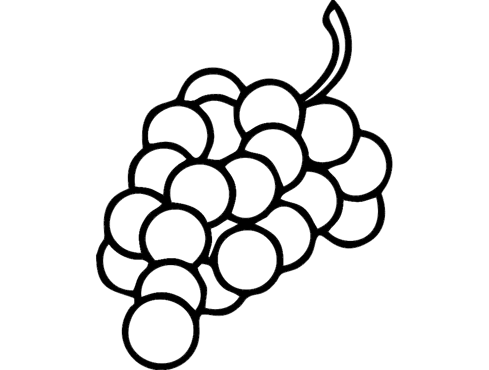 987x748 Grapes Dxf File Free Download