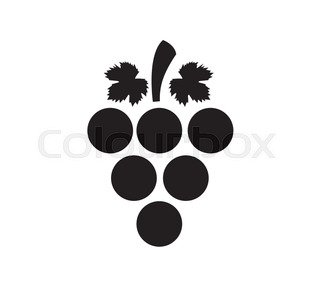 320x286 No Grapes Sign Illustration. Stock Vector Colourbox