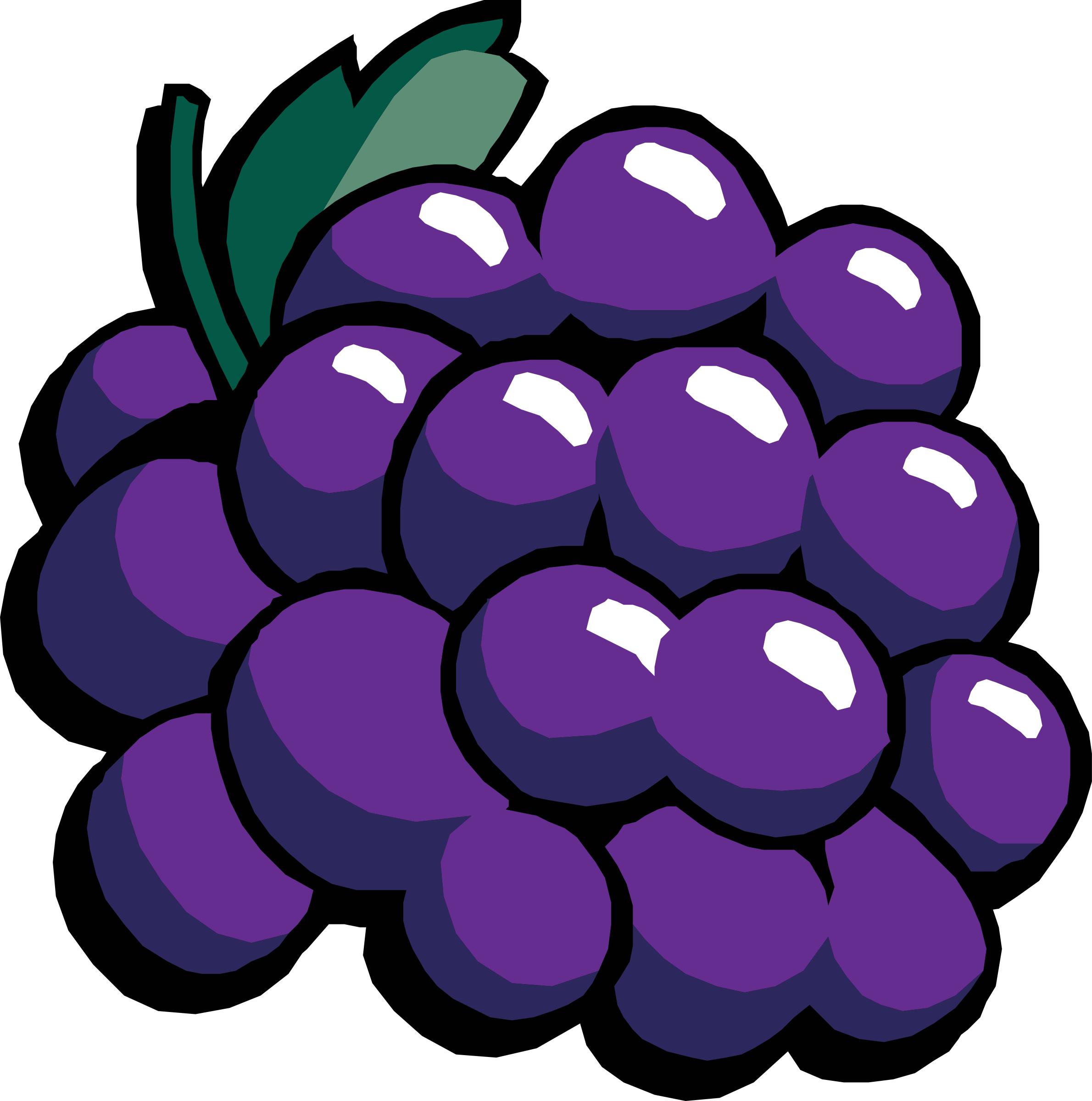 2380x2400 Grapes Icons Png