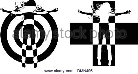 450x242 Party Flyer Design With Silhouette Of Dancing Crowd Stock Photo