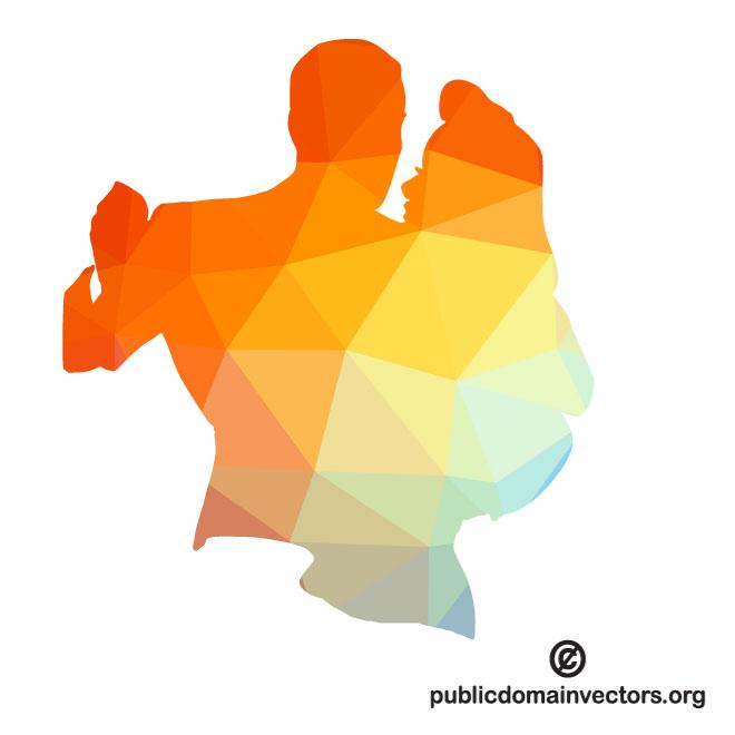 660x660 Silhouette Of Dancing Couple