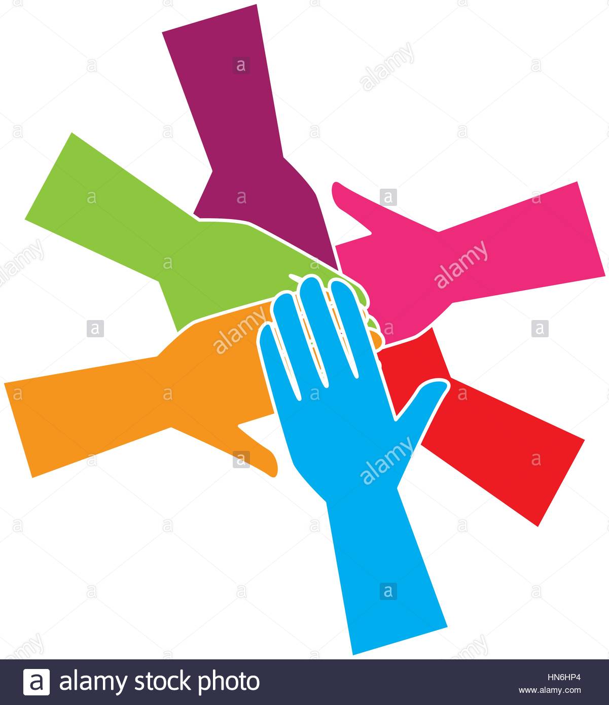 1201x1390 Hand Human Silhouette Colors Community Icon Vector Illustration
