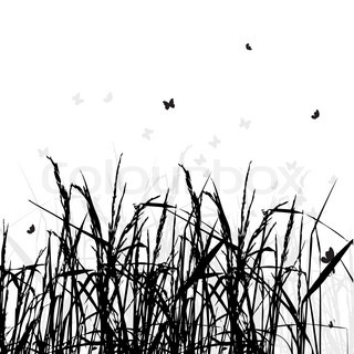 320x320 Grass Silhouette Black Stock Vector Colourbox