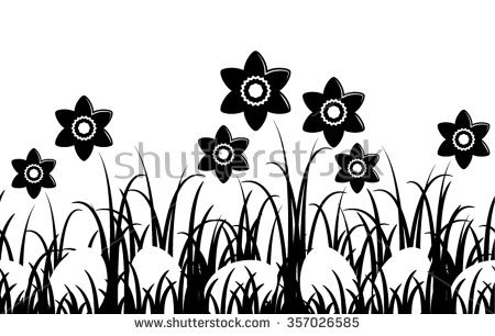 450x306 Clump Silhouette Clipart Black And White