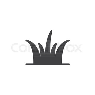 320x320 Grass Leaves Outline Icon. Linear Style Sign For Mobile Concept