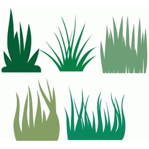 300x300 Grass Collection Silhouette Design, Silhouettes And Cricut