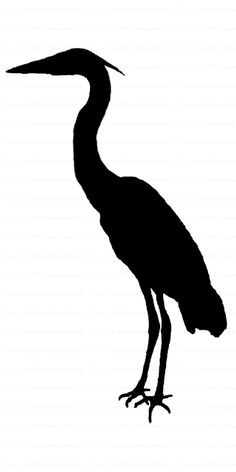 236x472 Great Blue Heron Silhouette Blue Heron, Silhouettes And Bird