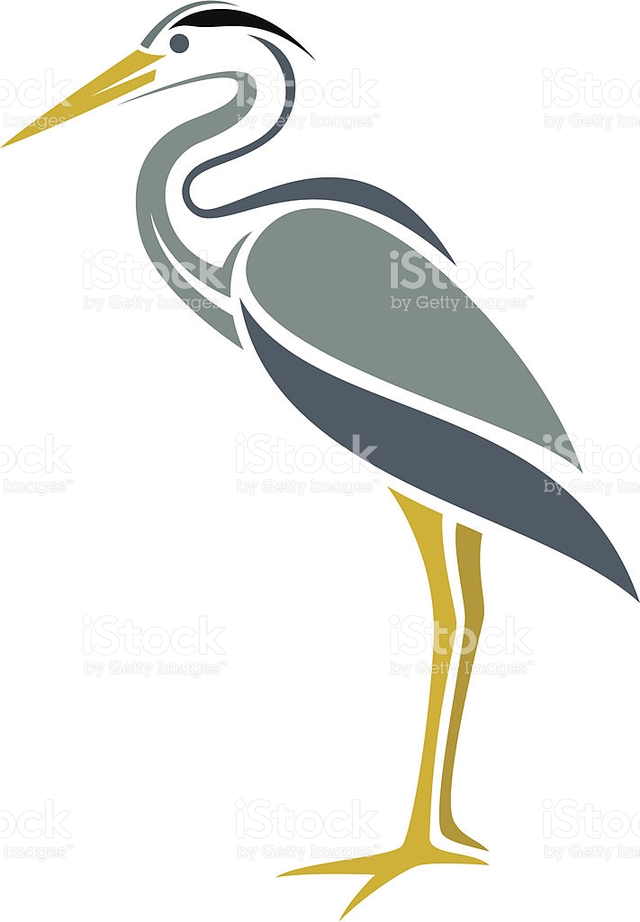 Great Blue Heron Silhouette at GetDrawings | Free download