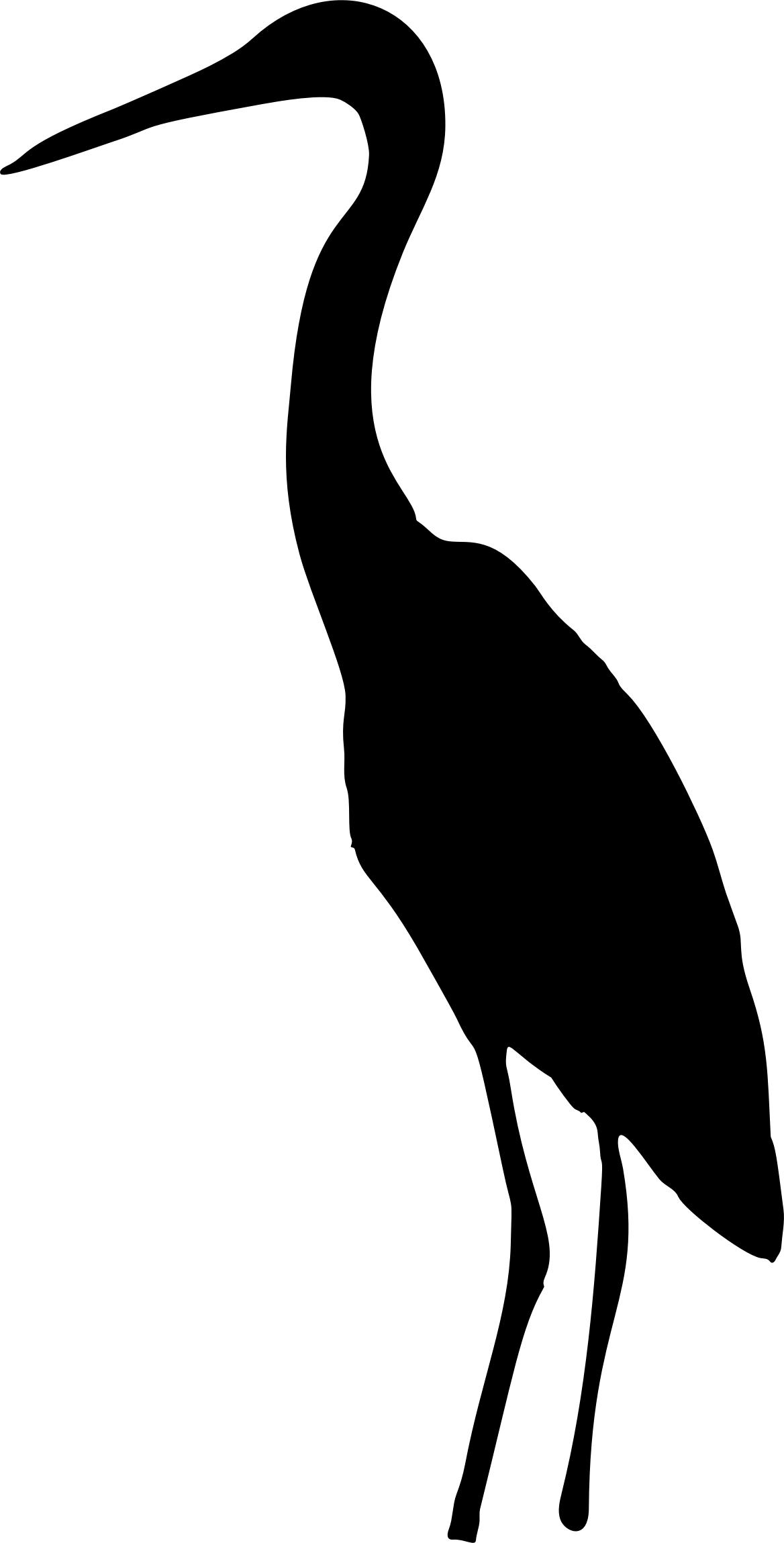 Great Blue Heron Silhouette at GetDrawings | Free download