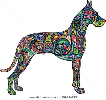450x427 Great Dane Tattoo Tattoo Ideas Tattoo, Tatting