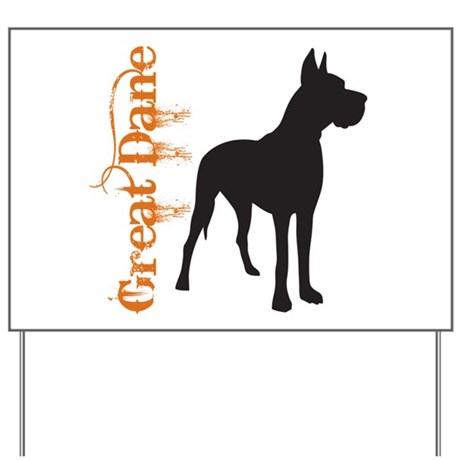 460x460 Great Dane Yard Signs
