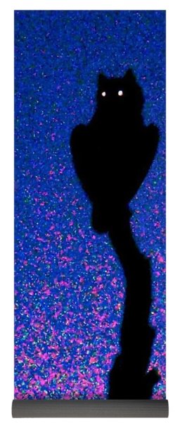 256x600 Owl Silhouette Yoga Mats Fine Art America