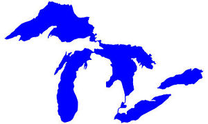 300x180 Great Lakes, Michigan Great Lakes Silhouette, Michigan Outline
