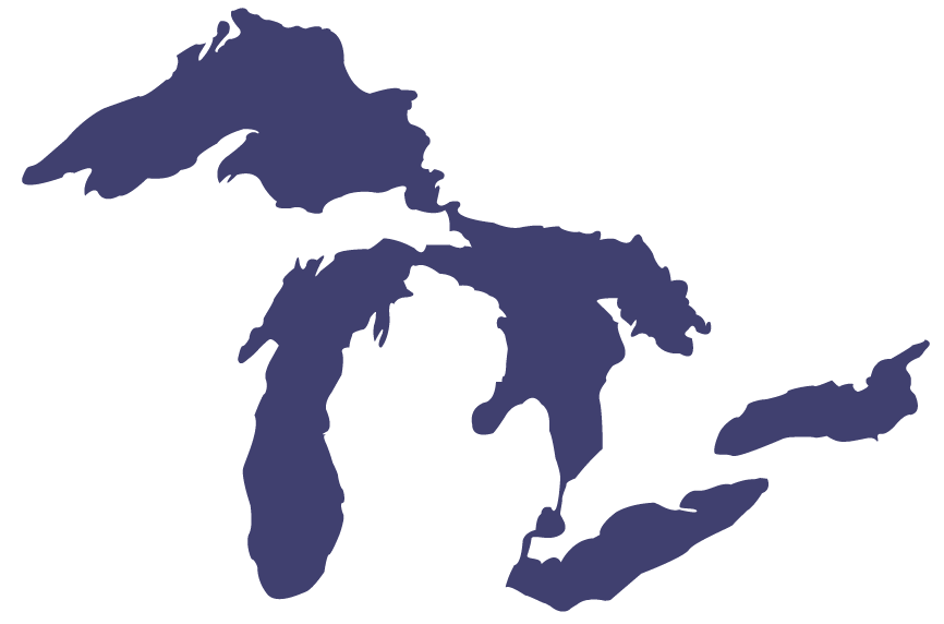 866x572 Great Lakes Original Sticker