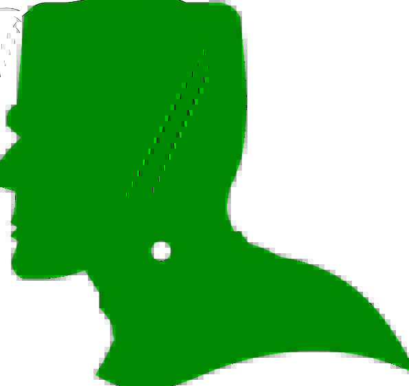 595x561 Zombie, Automaton, Huge, Frankenstein, Monster, Silhouette