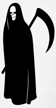 190x362 Grim Reaper Silhouette By Azza1070 Spreadshirt