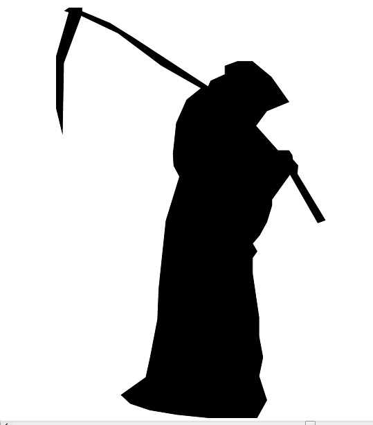 Grim Reaper Silhouette at GetDrawings | Free download