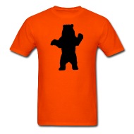 190x190 Standing Bear, Grizzly Bear Silhouette By Azza1070 Spreadshirt