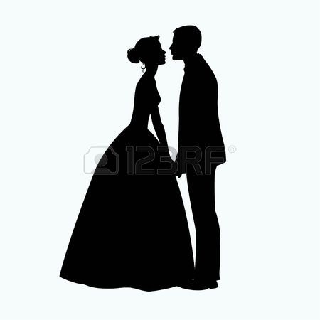 450x450 Silhouette Bride And Groom Silhouette