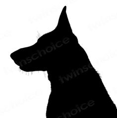 236x239 German Shepherd Silhouette Crafts German Shepherds