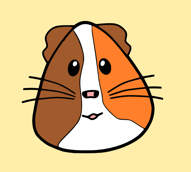 654x588 Guinea Pig Svg Svg File, Filing And Silhouettes