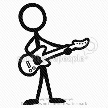 350x350 Stick Figure Guitar