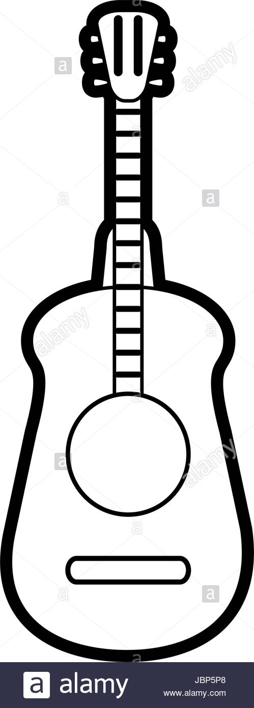 499x1390 Guitar Silhouette Illustration Stock Vector Art Amp Illustration