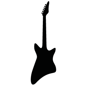 283x283 Guitar Silhouette Silhouette Of Guitar