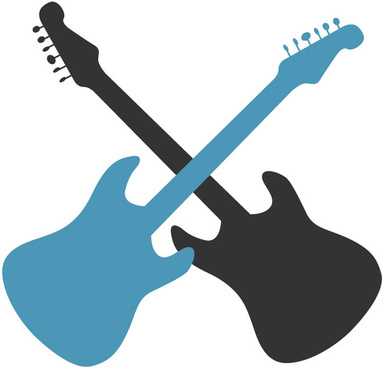 382x368 Guitar Silhouette Free Vector Download (5,655 Free Vector)