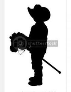 236x306 Kids Of Summer Silhouettes, Pony And Cowboys