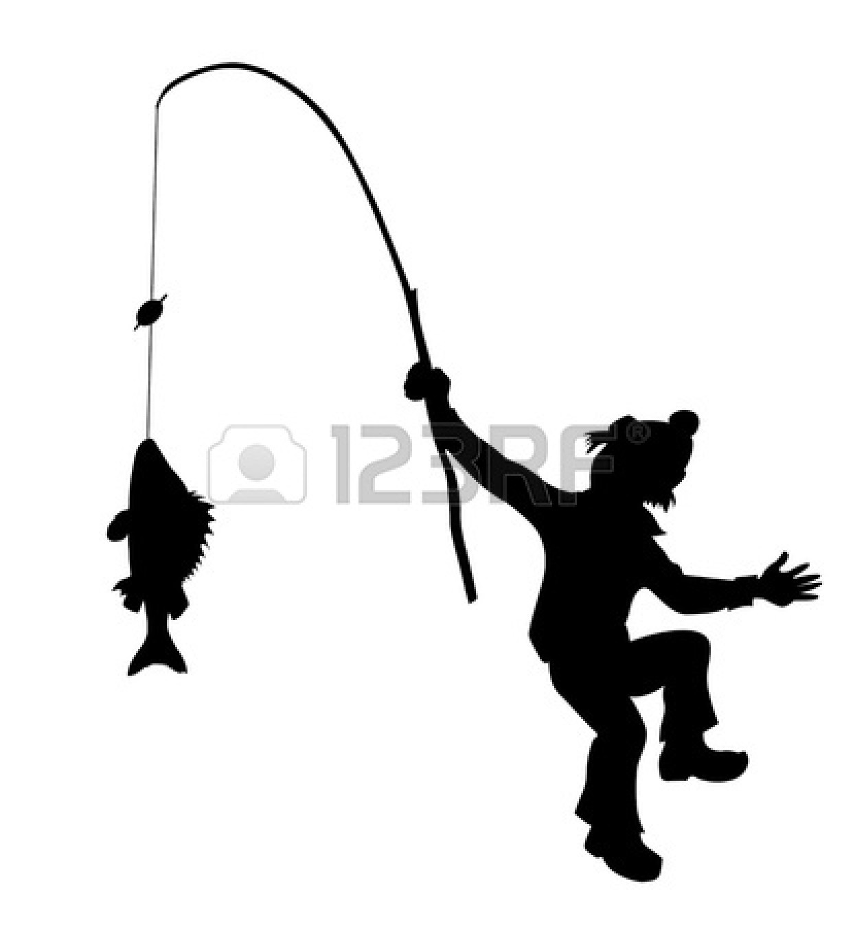 1245x1350 Fishing Pole Black And White Clipart Panda