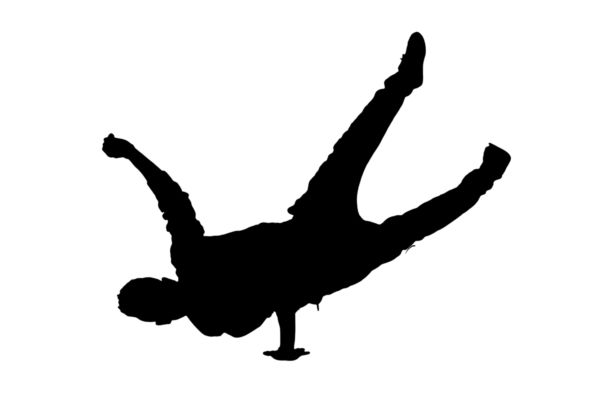600x400 Silhouette Of A Guy Dancer