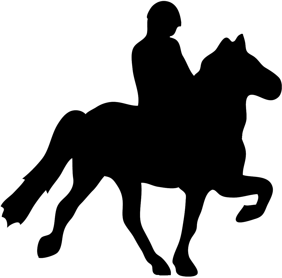 1200x1185 Clipart Guy On Horse Silhouette