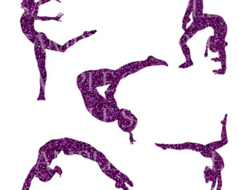 340x270 Gymnast Silhouette Clipart
