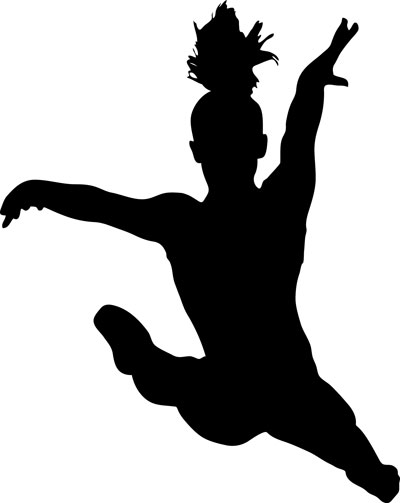 Gymnast Silhouette Clip Art at GetDrawings | Free download