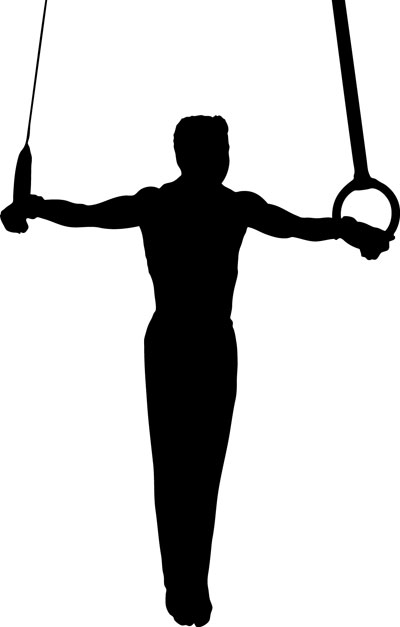 400x627 Gymnastics Silhouette Clipart