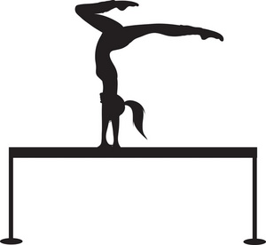 300x276 Gymnastics Clipart