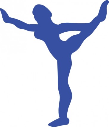 366x425 Gymnastics Clipart Colored