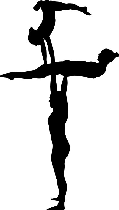 400x707 Gymnastics Clip Art