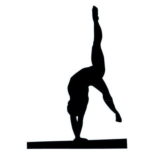 500x500 Gymnastics Silhouette Pictures Gymnastics Silhouette Clip Art