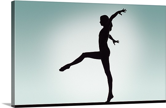 540x352 Gymnast On Balance Beam Wall Art, Canvas Prints, Framed Prints