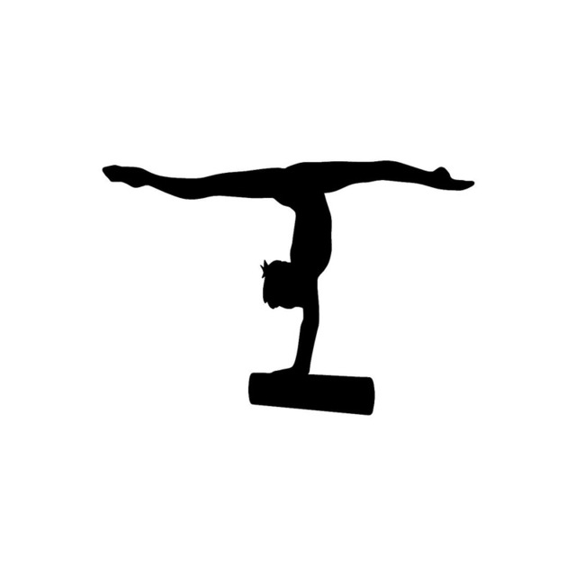 Gymnastics Silhouette Beam at GetDrawings | Free download